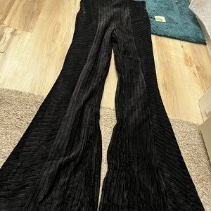 Free People wide leg velvet pants. NWT!